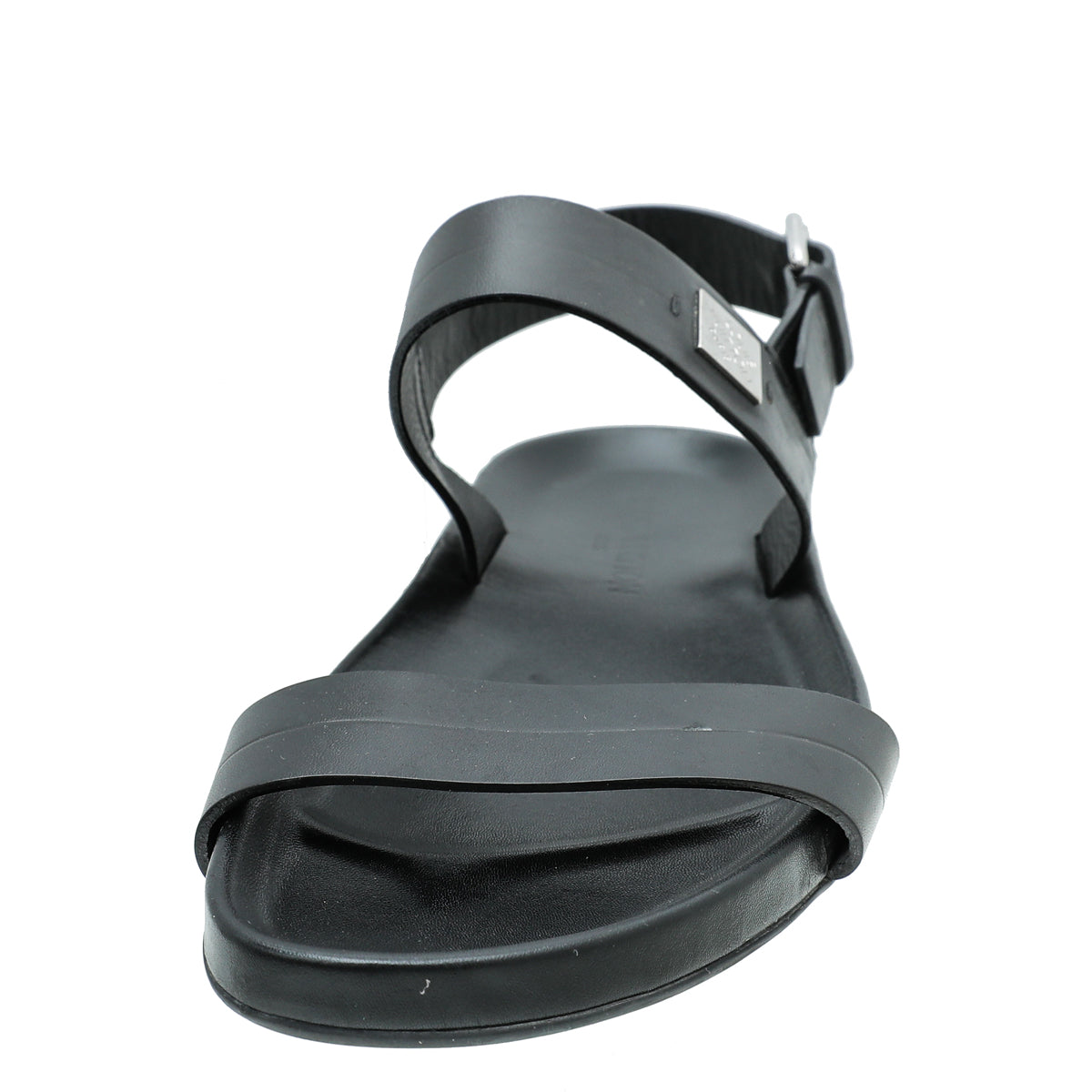 Louis Vuitton Black Flat Sandal 8-Louis Vuitton-THE CLOSET