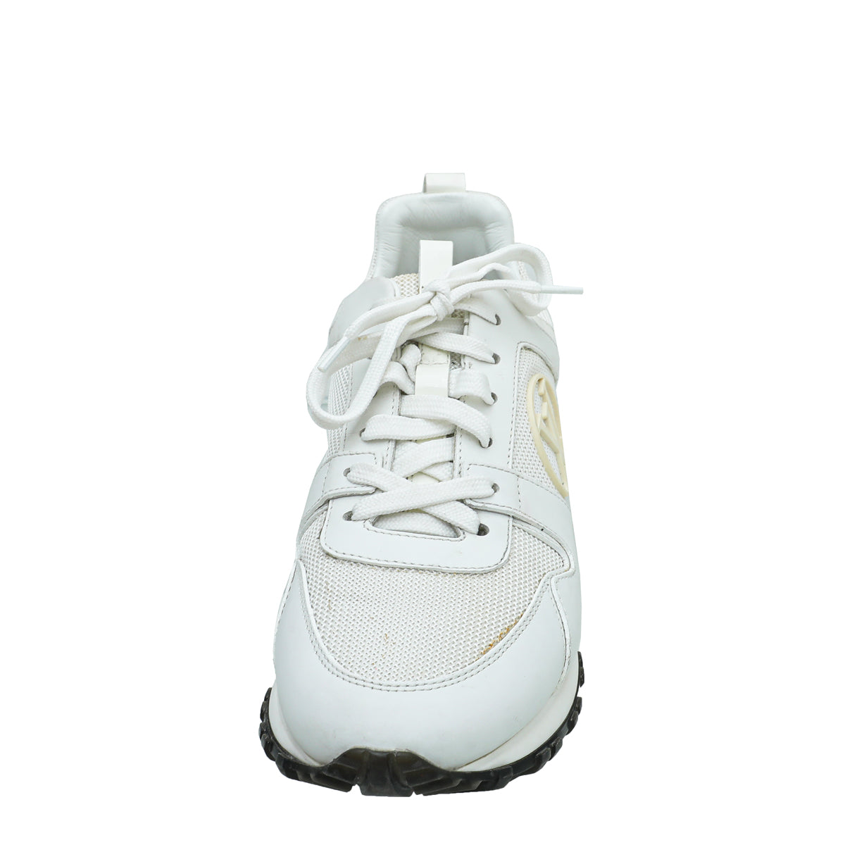 Louis Vuitton White Run Away Sneaker 37.5-Louis Vuitton-THE CLOSET