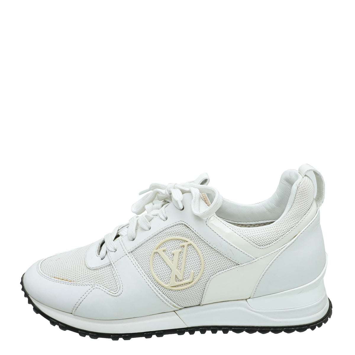 Run 55 cloth trainers Louis Vuitton White size 38.5 IT in Cloth - 33319033