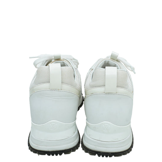 Louis Vuitton White Run Away Sneaker 37.5 – The Closet