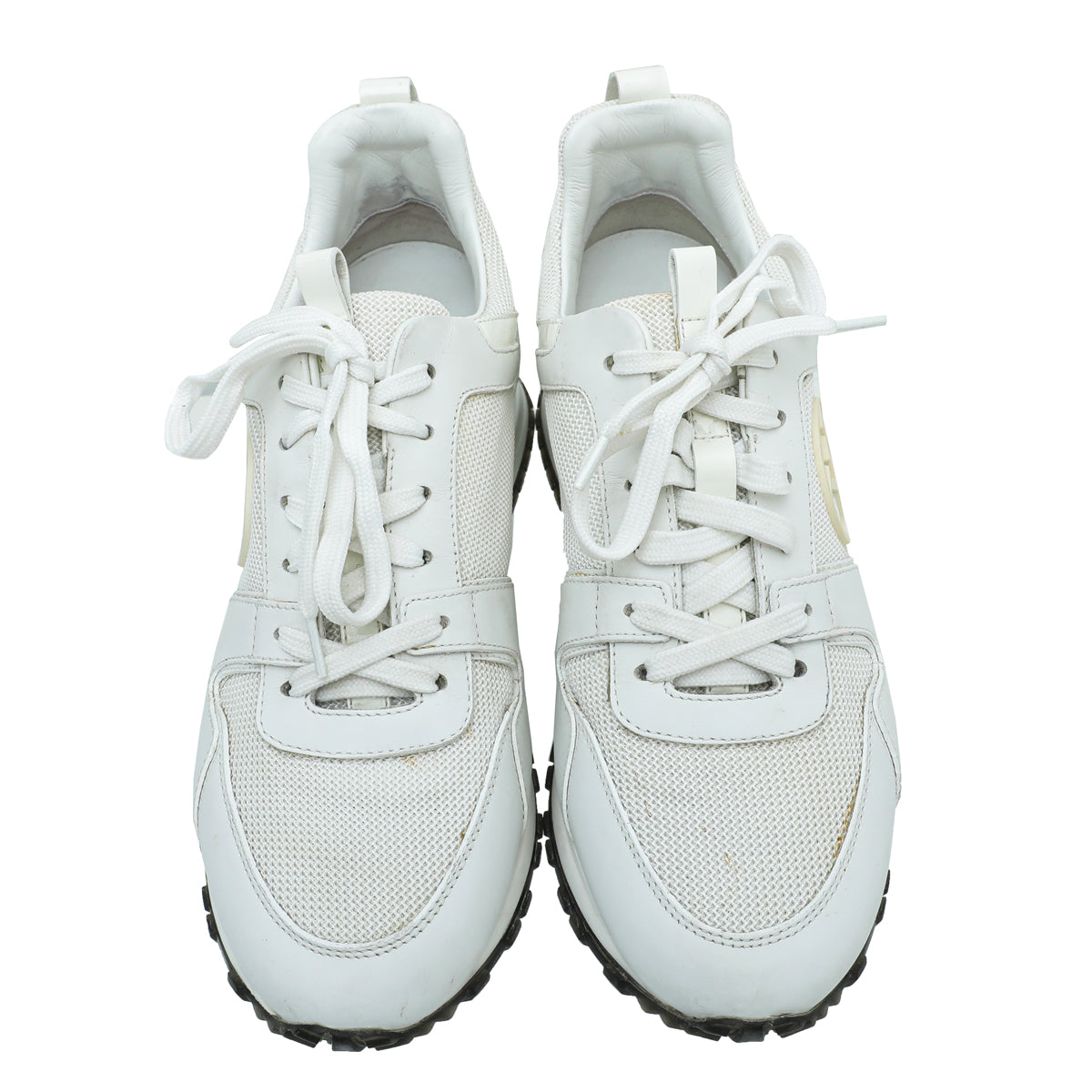 LOUIS VUITTON Women's White Run Away Sneakers Size 42 US 12 AUTHENTIC😍🔥❤️