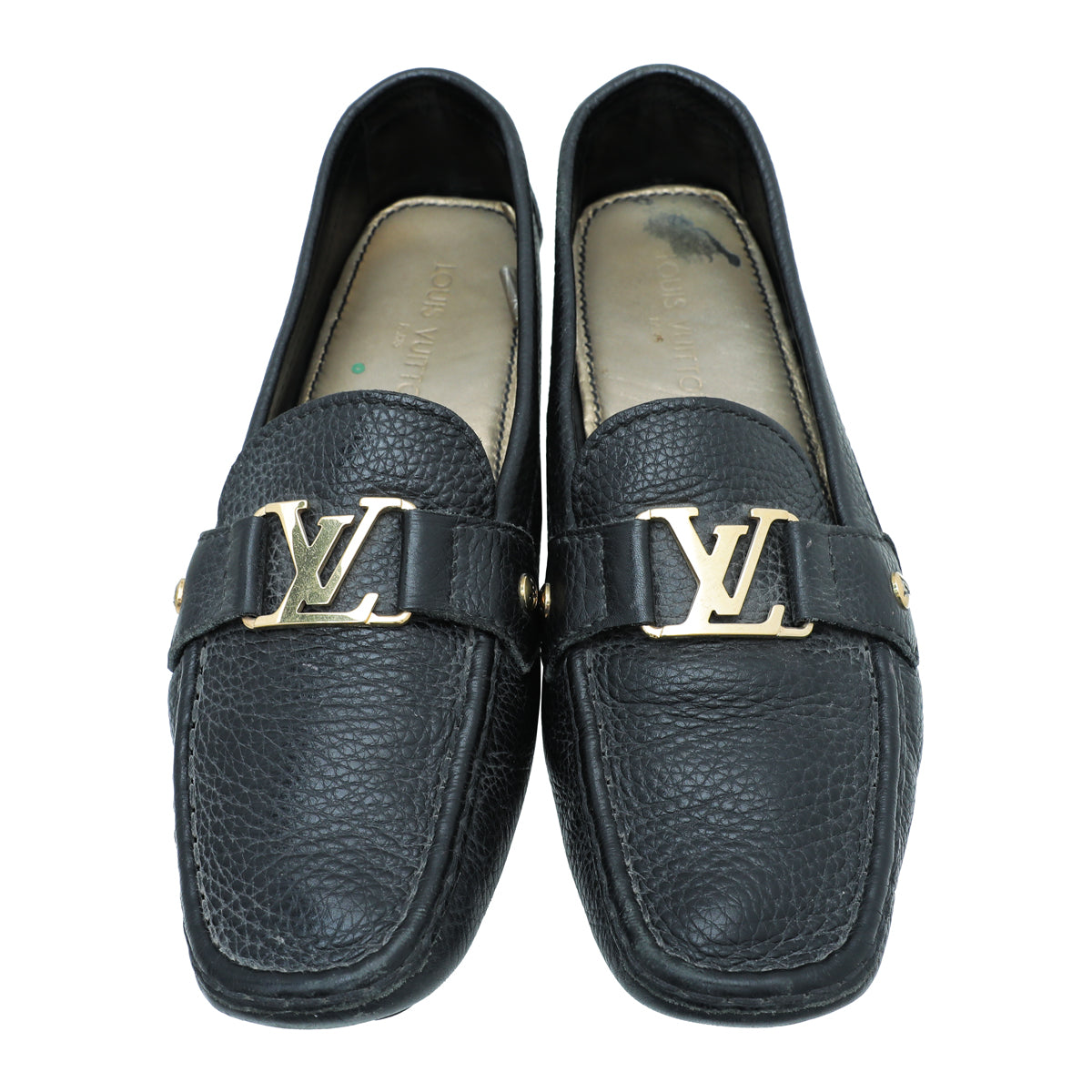 Louis Vuitton Black Leather Monte Carlo Mocassin Loafer - Free Shipping!