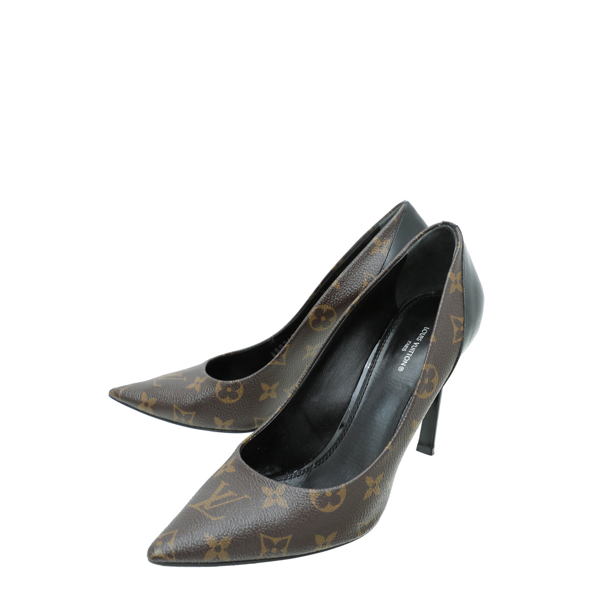 Louis Vuitton Monogram Black Cherie Pump 40-Louis Vuitton-THE CLOSET