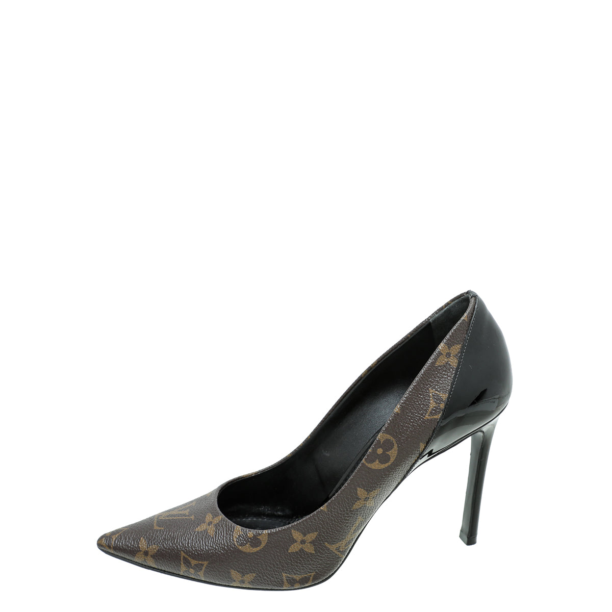 Louis Vuitton Monogram Black Cherie Pump 40 â THE CLOSET