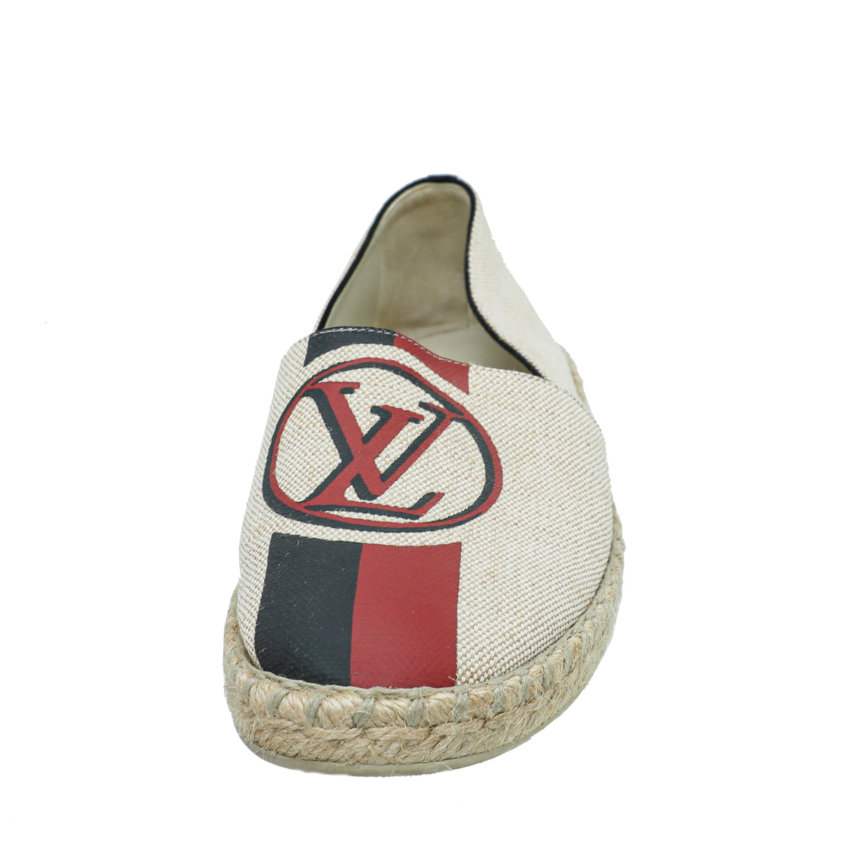 Louis Vuitton Light Beige Postcard Logo Espadrille 37.5-Louis Vuitton-THE CLOSET