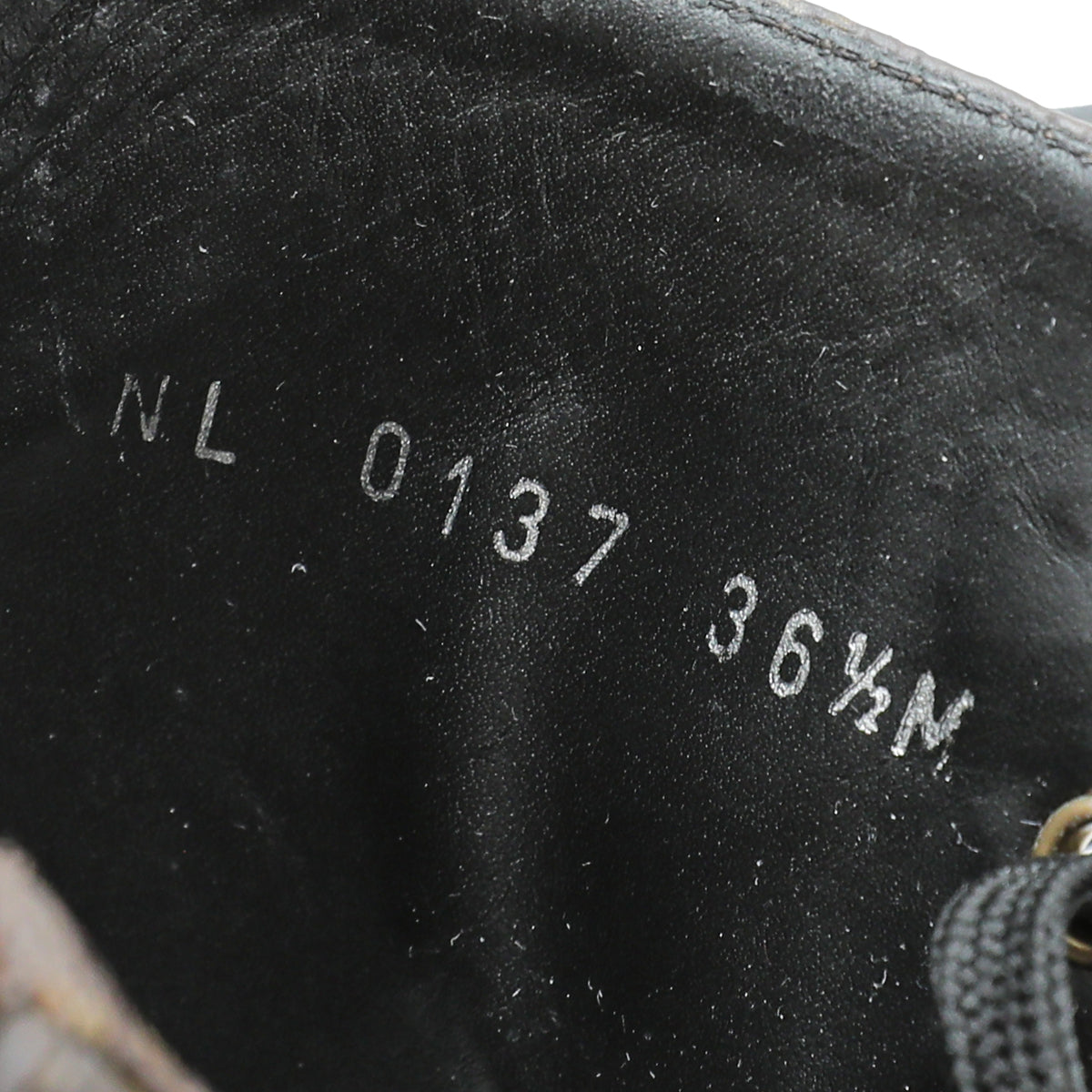 Louis Vuitton Wonderland Flat Ranger Black Leather ref.623464