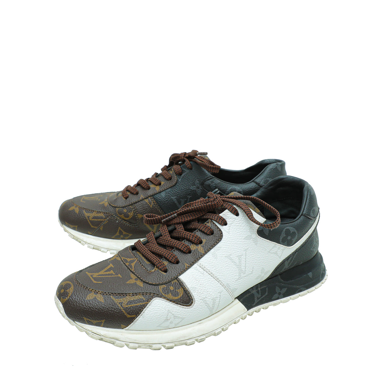 Louis Vuitton Monogram Mix Run Away Men's Sneakers 6-Louis Vuitton-THE CLOSET