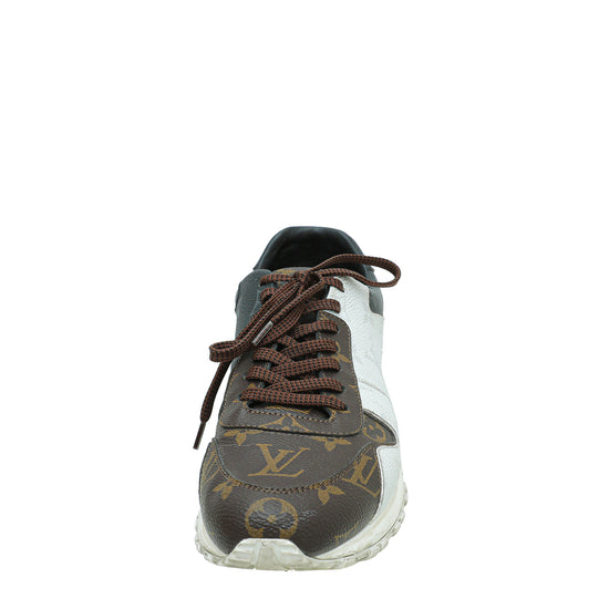 Louis Vuitton Run Away Sneaker Monogram Brown White Black Pre