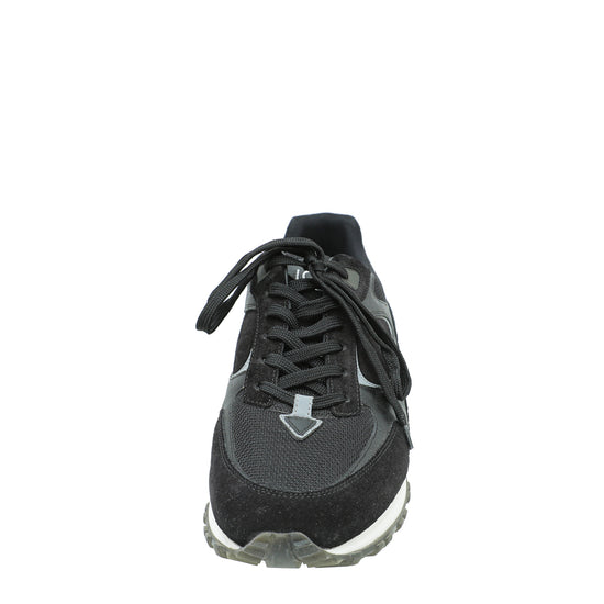 Louis Vuitton Back Suede Damier-Trimmed Runaway Sneakers 6