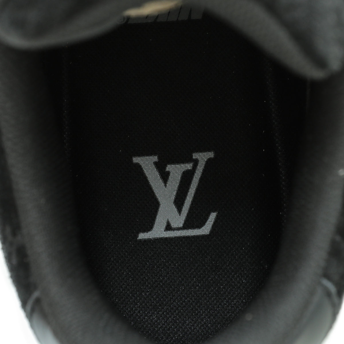 Louis Vuitton and Nike "Air Force 1" Black BY VIRGIL ABLOH Sneaker 7.5