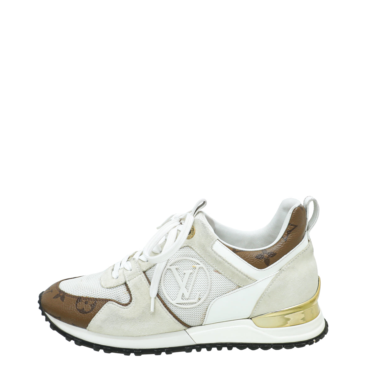Louis Vuitton White Run Away Sneakers - Size 36,5 ○ Labellov