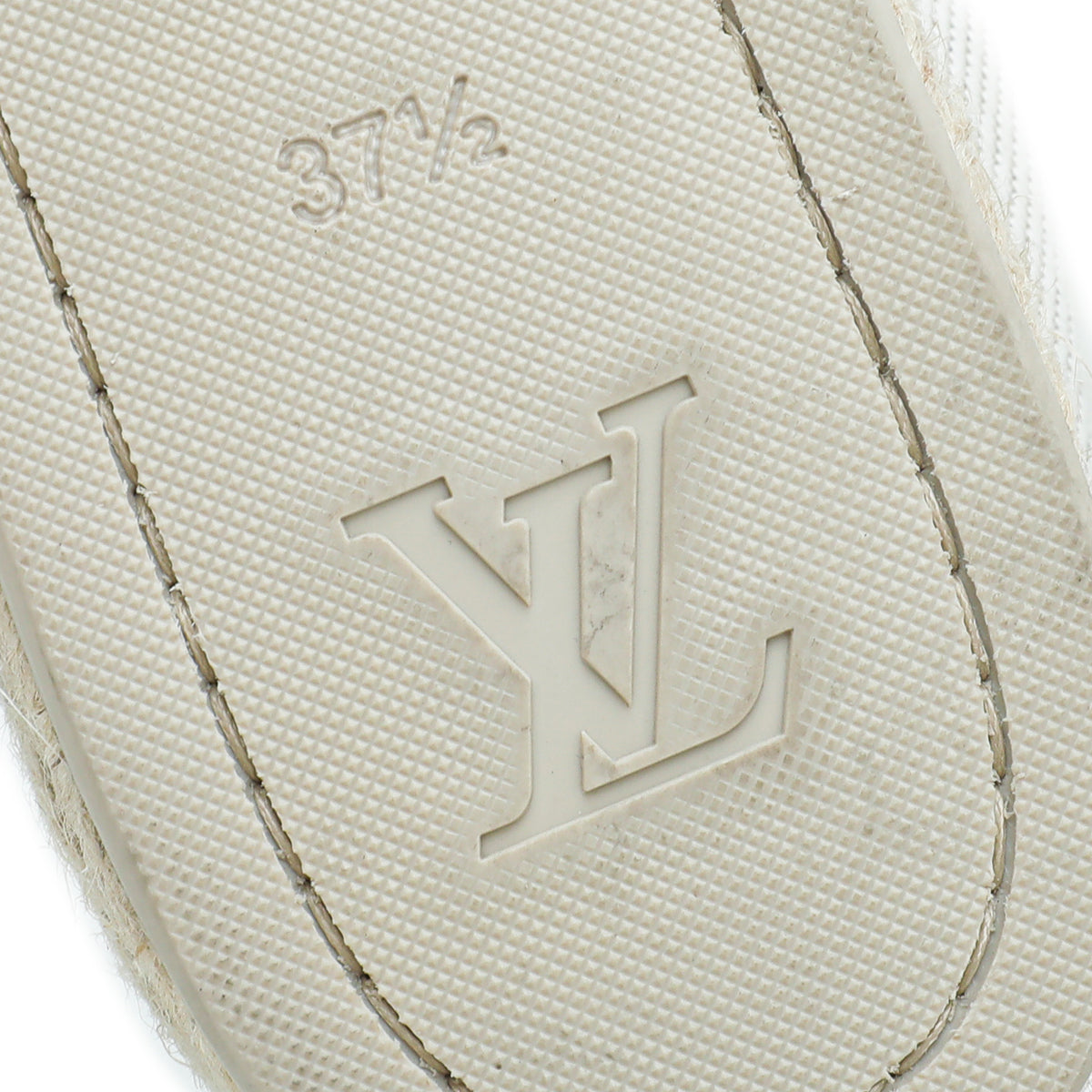 Louis Vuitton Off White Articles De Voyage Espadrille 37.5