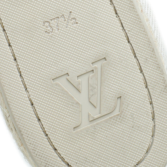 Louis Vuitton Off White Articles De Voyage Espadrille 37.5