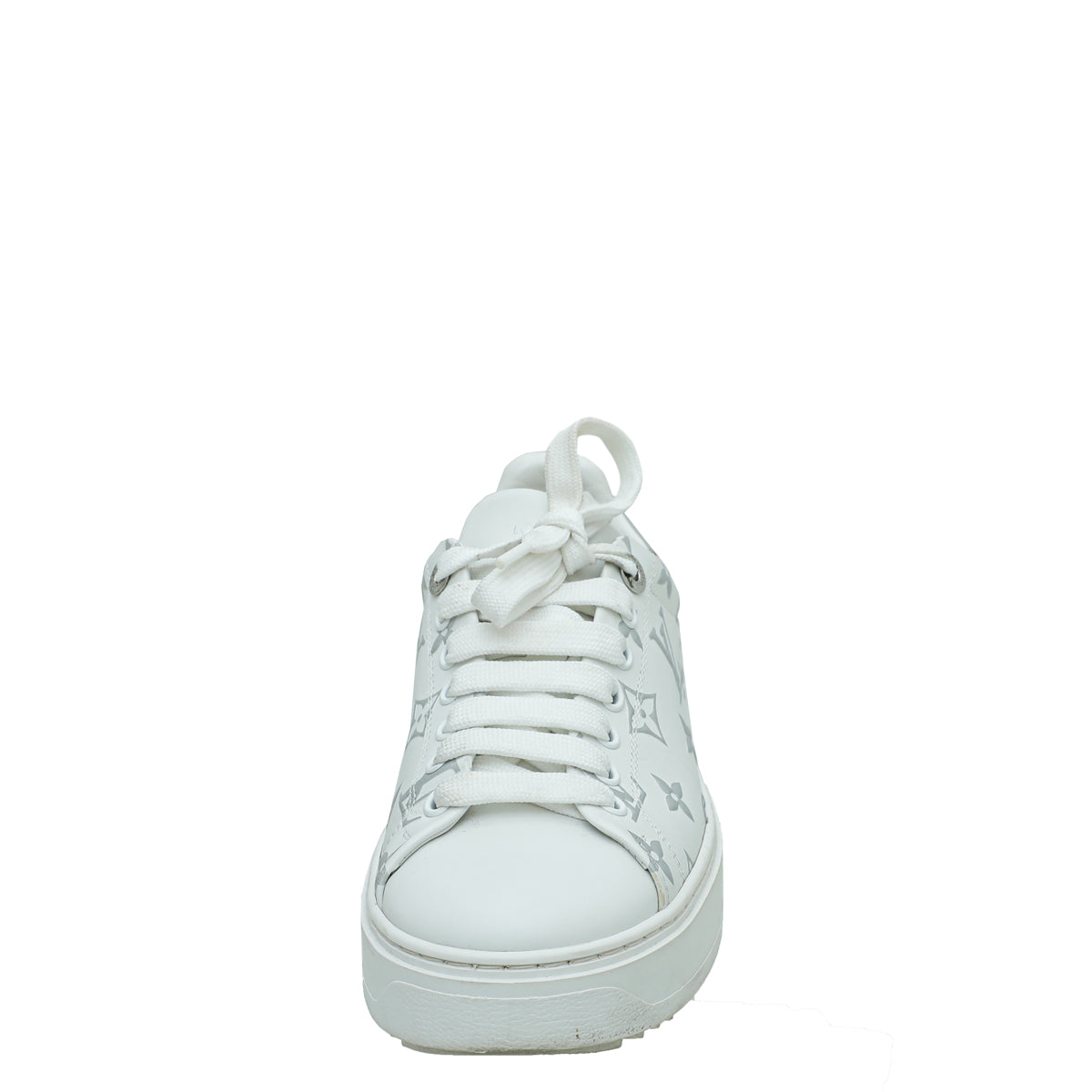 Louis Vuitton Bicolor Monogram Embossed Time Out Sneaker 37-Louis Vuitton-THE CLOSET