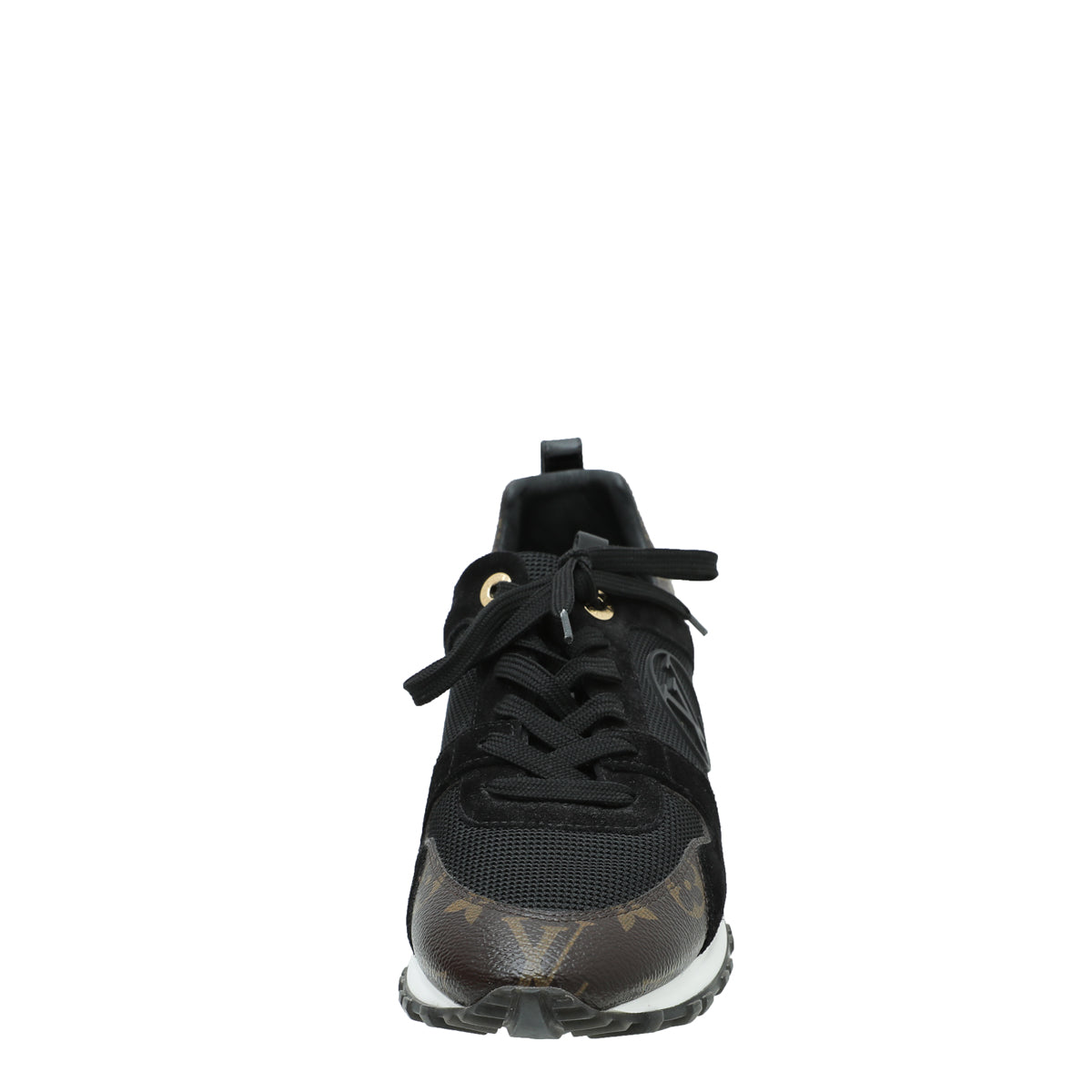 Louis Vuitton Monogram Black Run Away Sneaker-Louis Vuitton-THE CLOSET