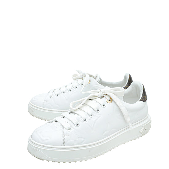 Louis Vuitton Bicolor Time Out Sneakers 37.5 – The Closet