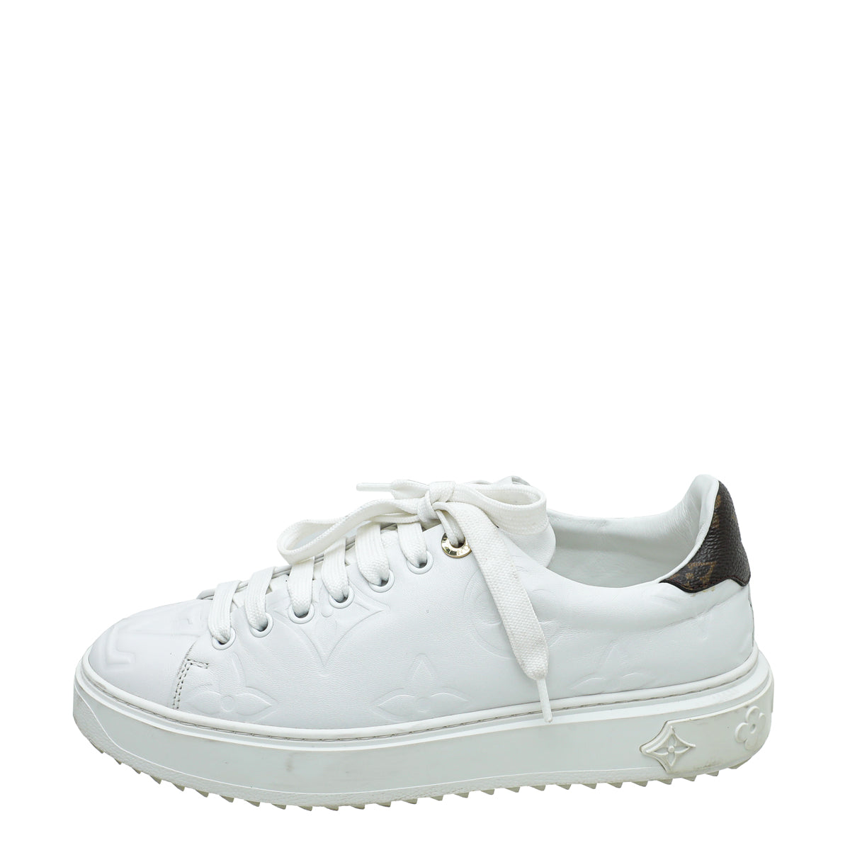 Time out trainers Louis Vuitton White size 38 EU in Rubber - 32263312