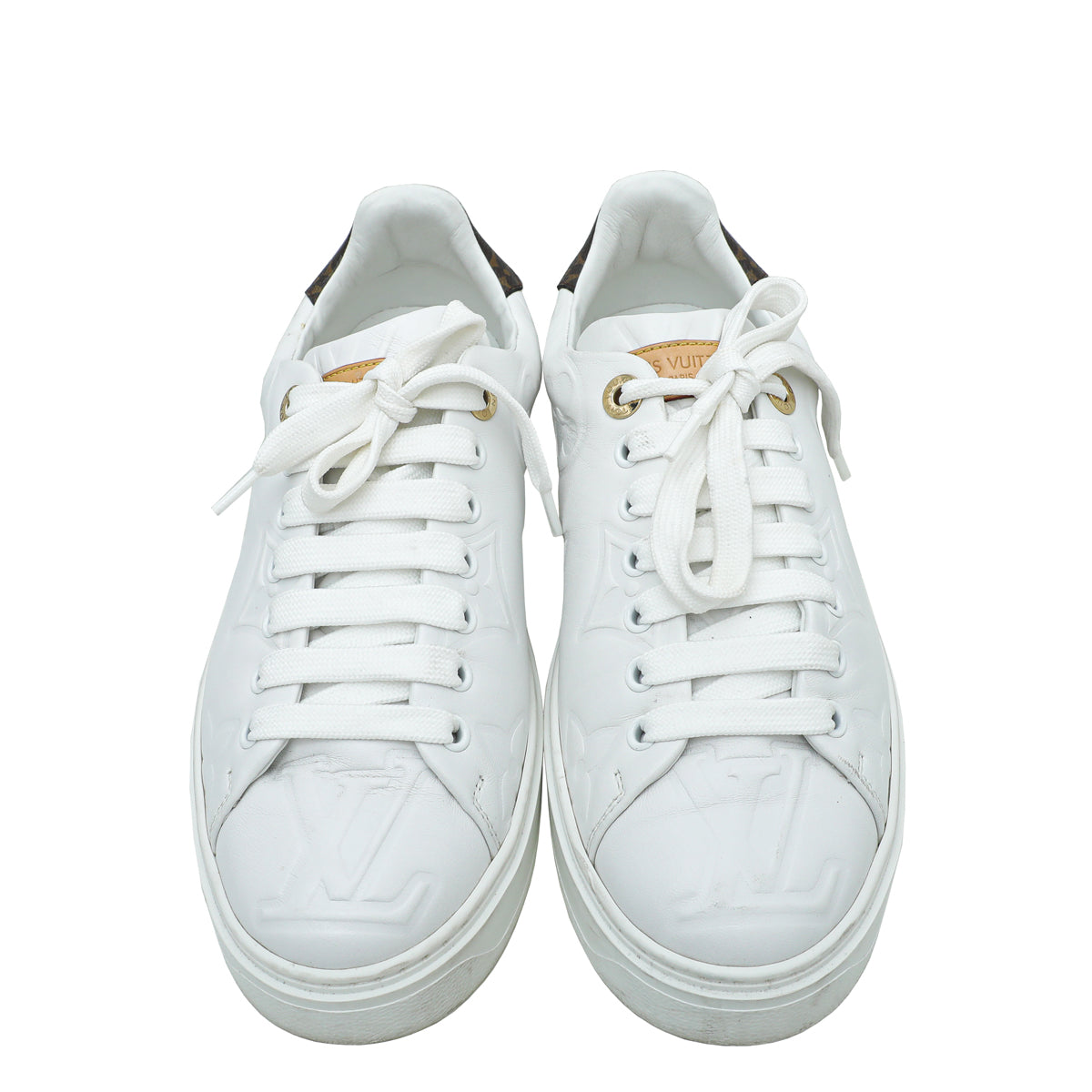 Louis Vuitton Bicolor Time Out Sneakers 38 – THE CLOSET