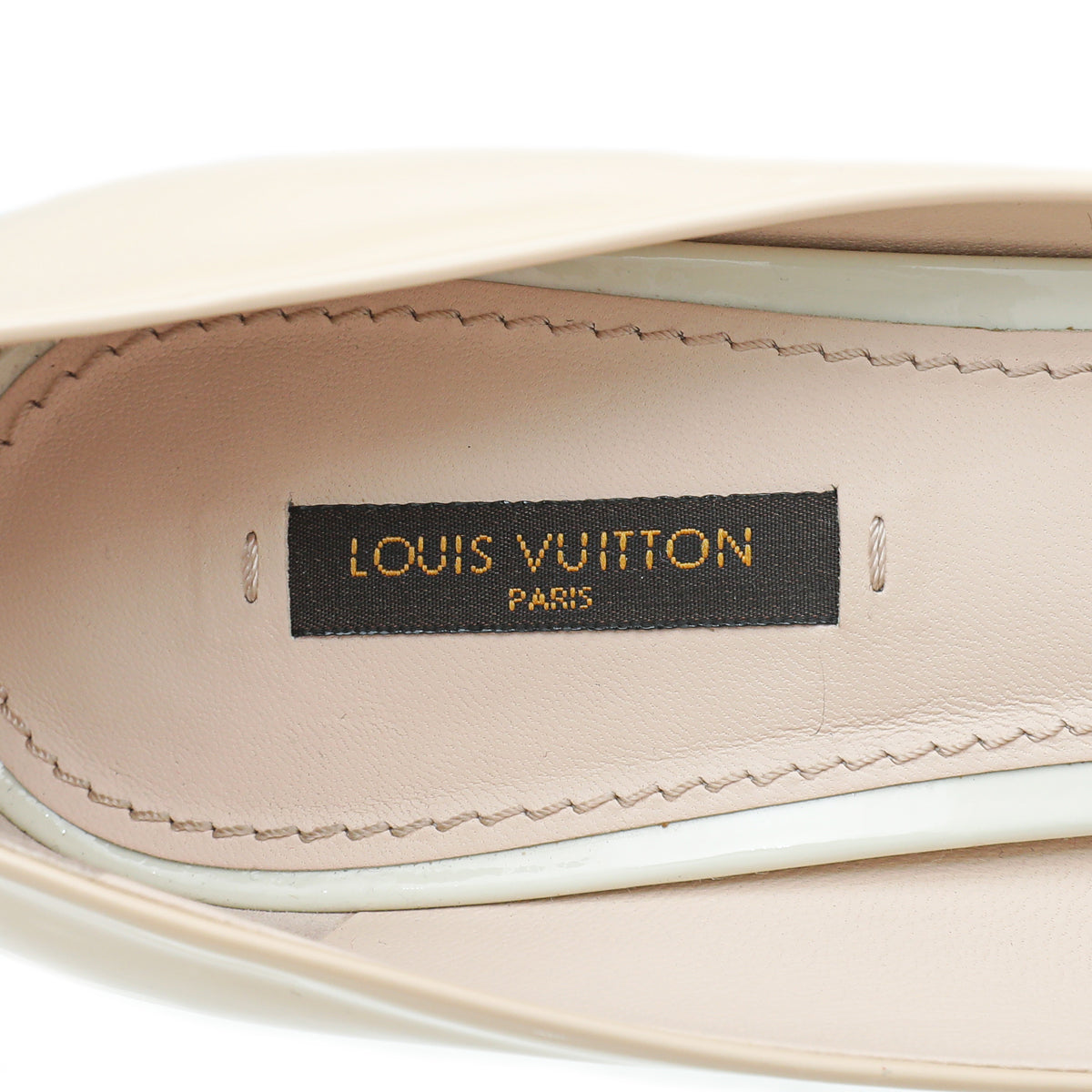 Louis Vuitton Nude Peep Toe Eyeline Platform Pumps 41 – The Closet