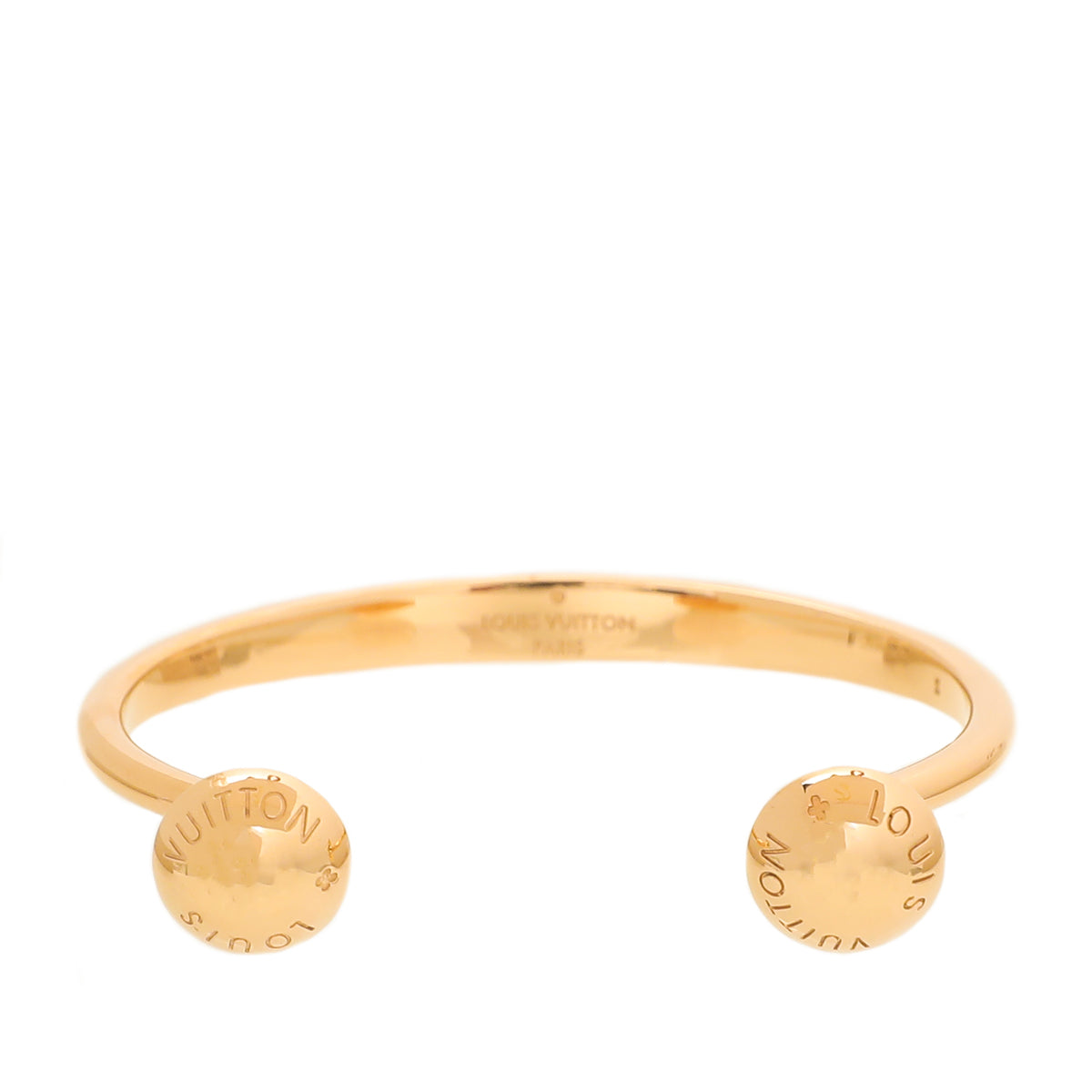 Louis Vuitton Gold Tone Studdy Bracelet Small-Louis Vuitton-THE CLOSET