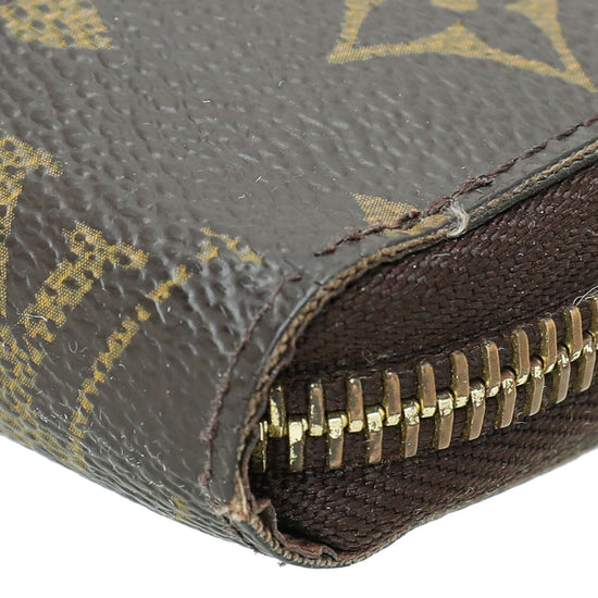 Louis Vuitton Brown Monogram Zippy Wallet