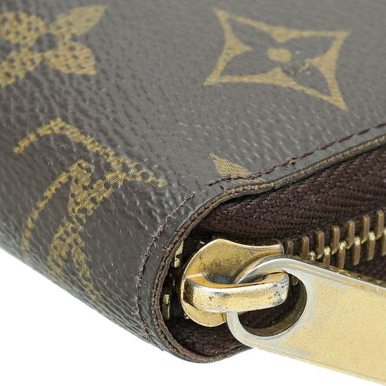 Louis Vuitton Brown Monogram Zippy Wallet