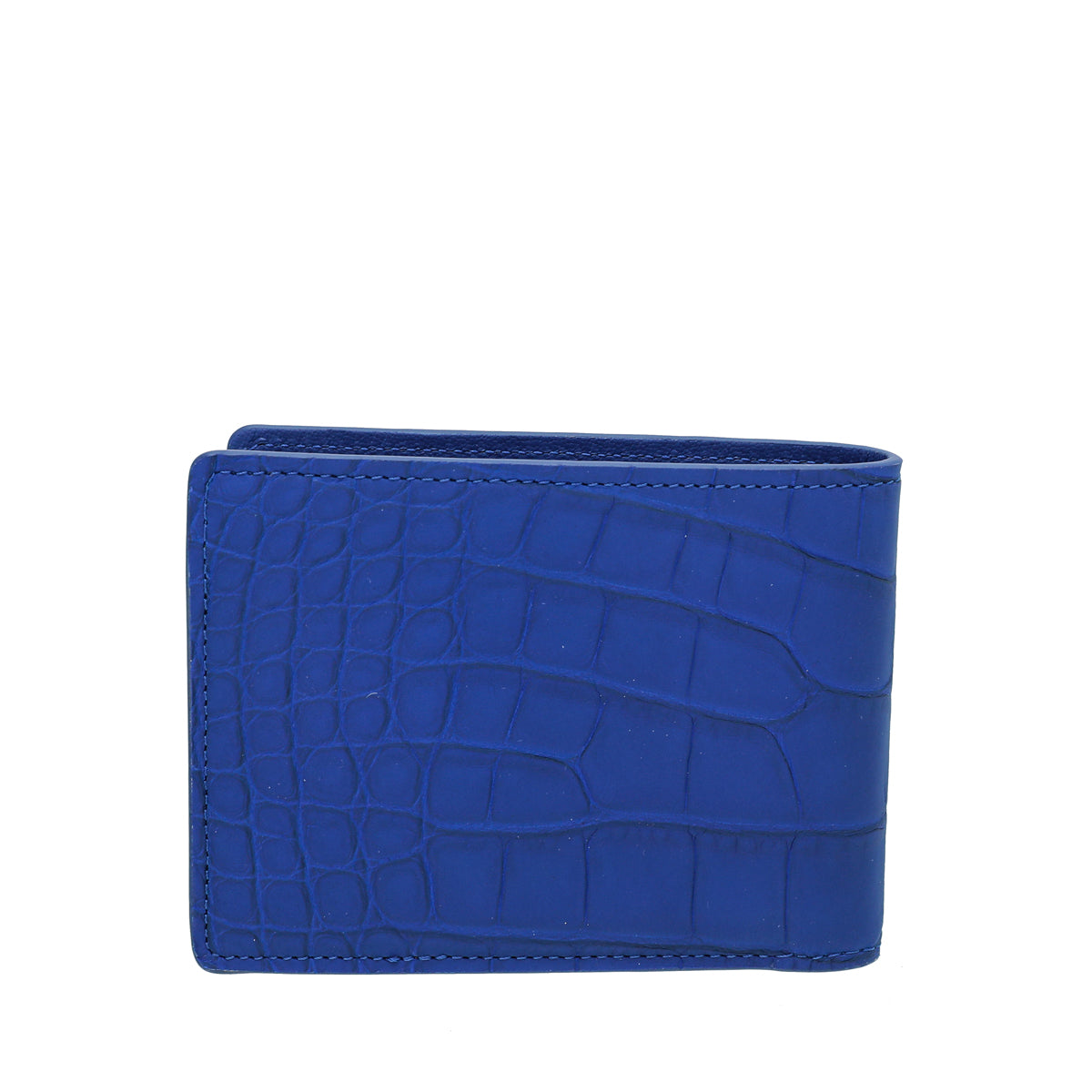 Louis Vuitton Blue Crocodile Matte Multiple Wallet-Louis Vuitton-THE CLOSET