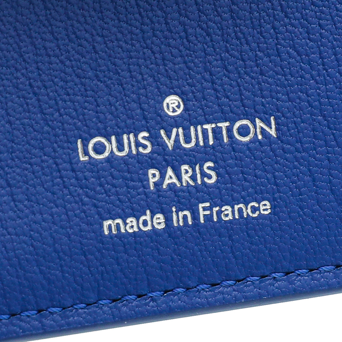 Louis Vuitton Brazza Wallet Multi Blue Matte Alligator Silver Hardware
