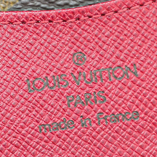 Louis Vuitton Monogram Fuchsia Josephine Wallet