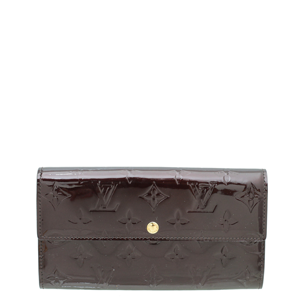 Louis Vuitton Amarante Monogram Vernis Sarah Wallet-Louis Vuitton-THE CLOSET