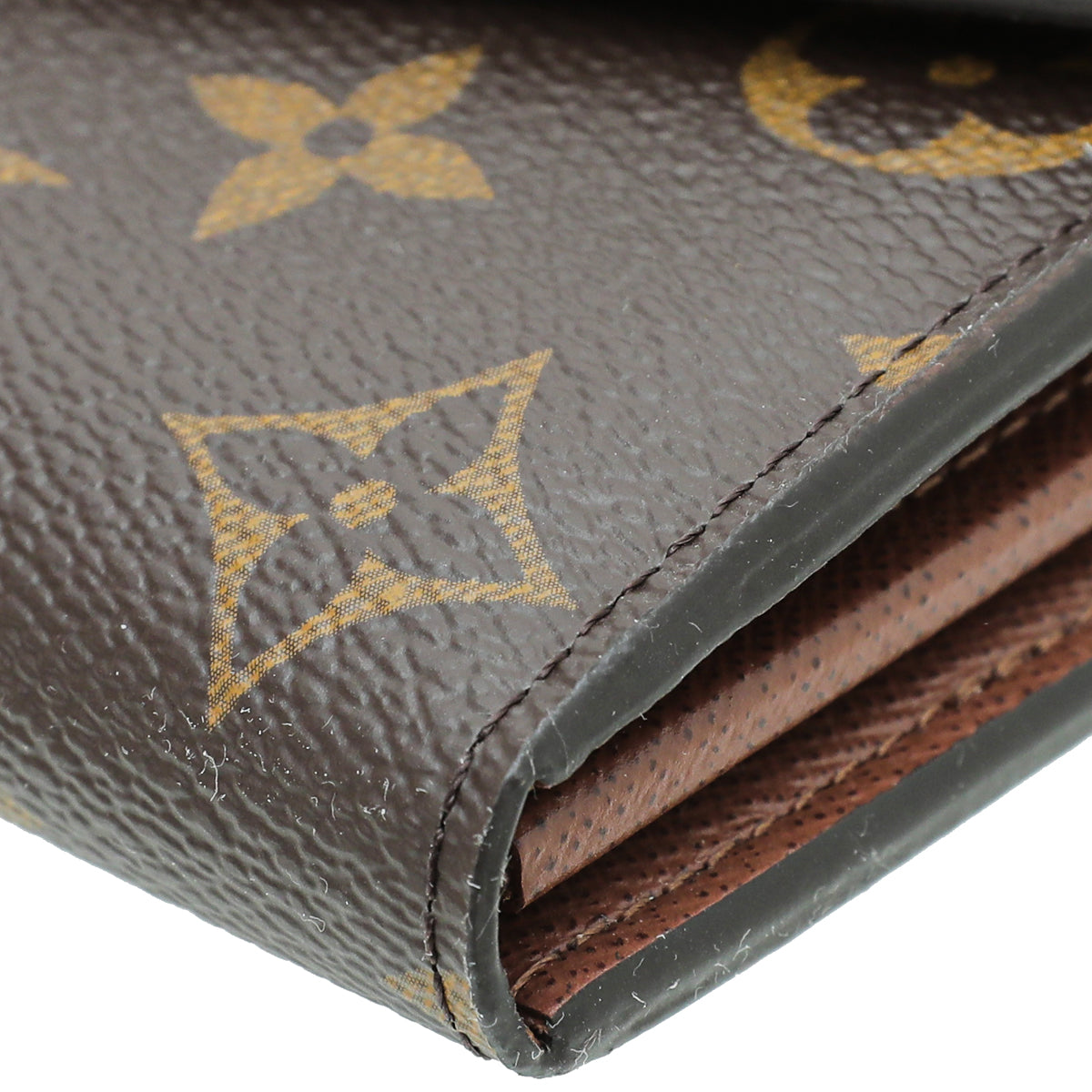 Louis Vuitton Brown Monogram Sarah Wallet