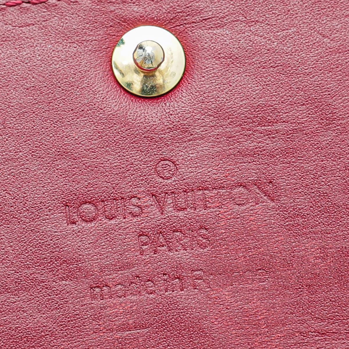 Louis Vuitton Pomme D'amour Monogram Vernis Sarah Wallet W/J.H Initial –  The Closet