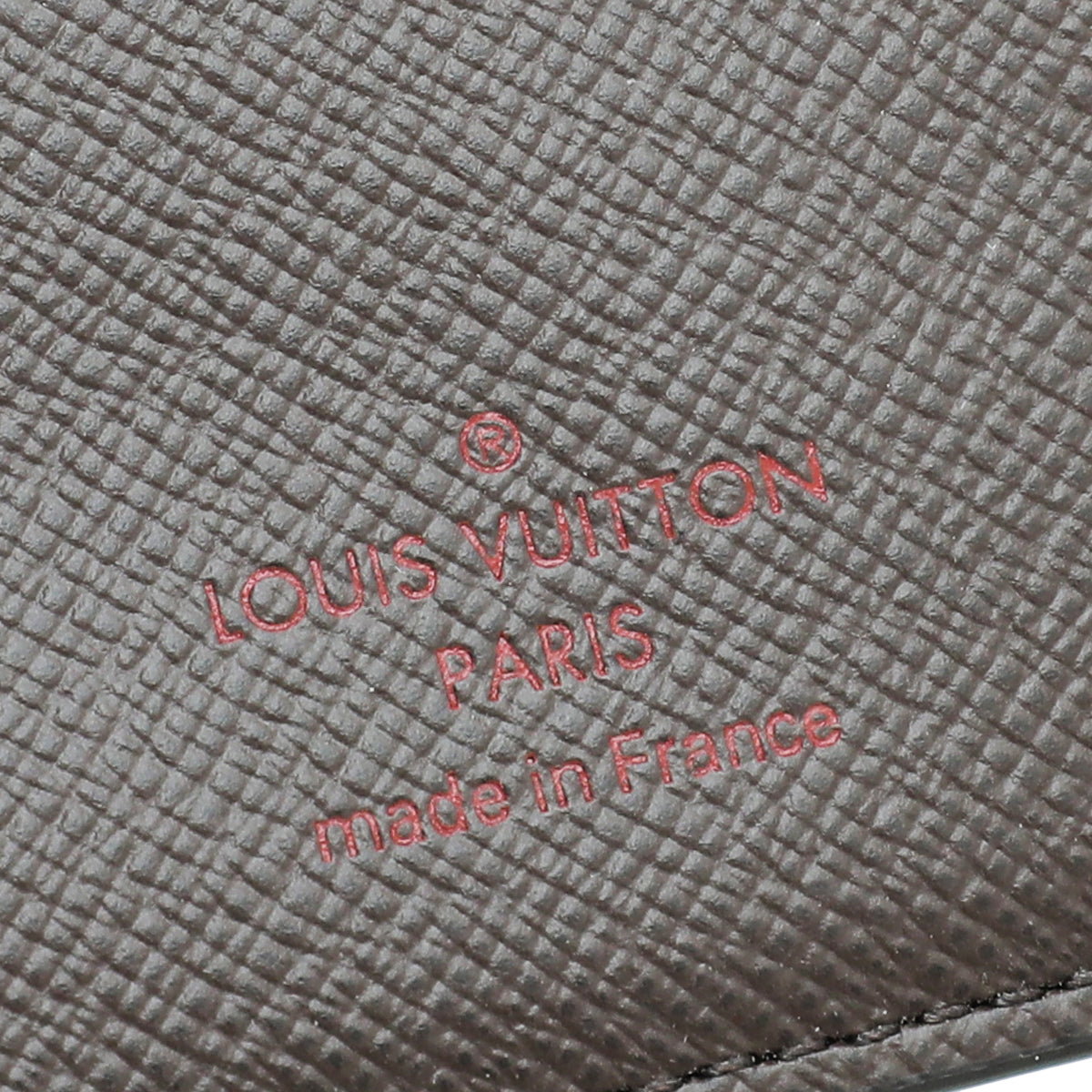 Louis Vuitton Ebene Pocket Agenda Cover