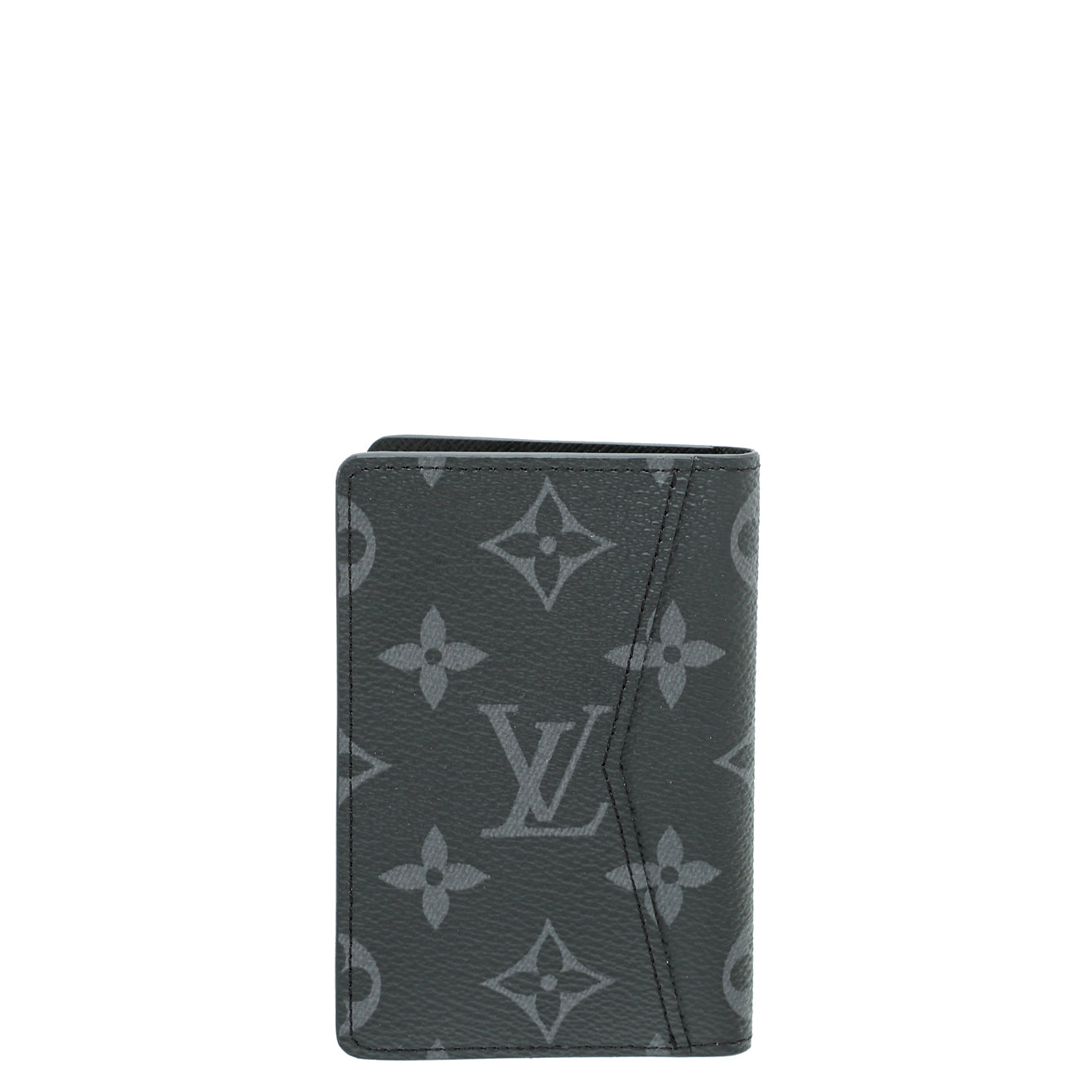 Louis Vuitton Monogram Graphite Pocket Organizer Wallet W/RBA Initial-Louis Vuitton-THE CLOSET