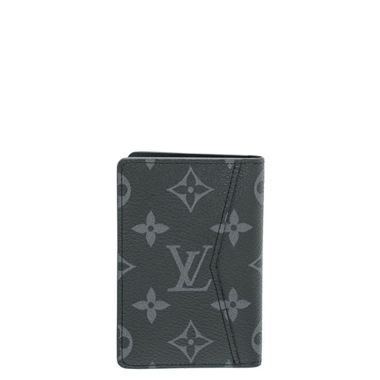 Louis Vuitton MONOGRAM Louis Vuitton Pocket Organizer Monogram Eclipse  M61696