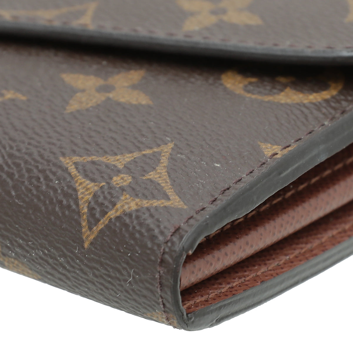 Louis Vuitton Brown Monogram Sarah Wallet – The Closet