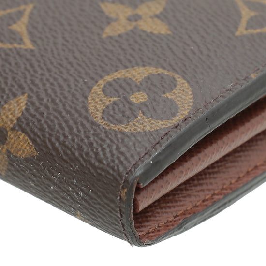 Sarah leather wallet Louis Vuitton Brown in Leather - 31200367