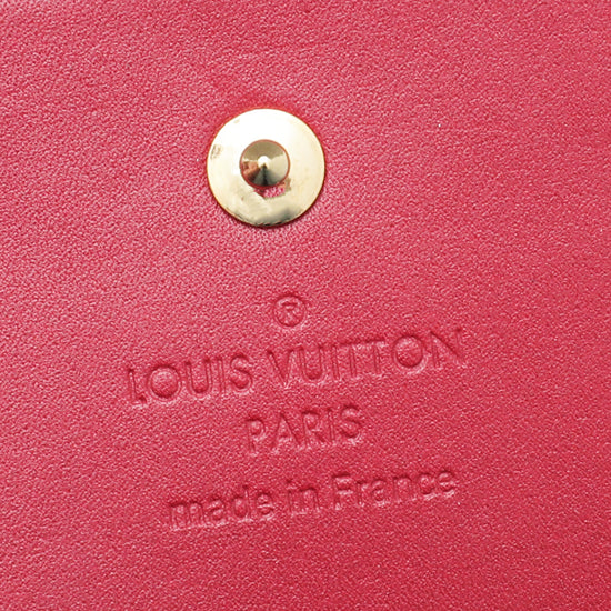 Louis Vuitton Framboise Monogram Vernis Sarah Chain Wallet – The Closet