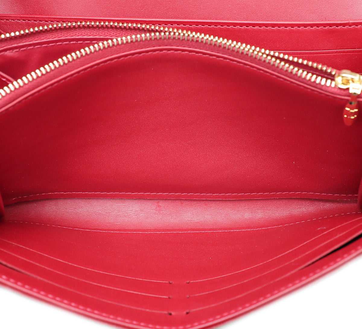 Louis Vuitton Pink Vernis Sarah Chain Wallet Leather Patent leather  ref.136760 - Joli Closet
