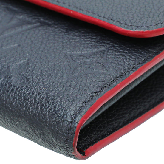 LOUIS VUITTON Pont Neuf Monogram Empreinte Leather Shoulder Bag Red