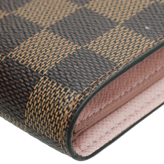 Louis Vuitton Ebene Checkbook Cover