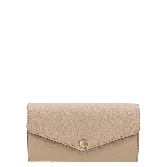 Shop Louis Vuitton MONOGRAM EMPREINTE Sarah wallet (M80496) by