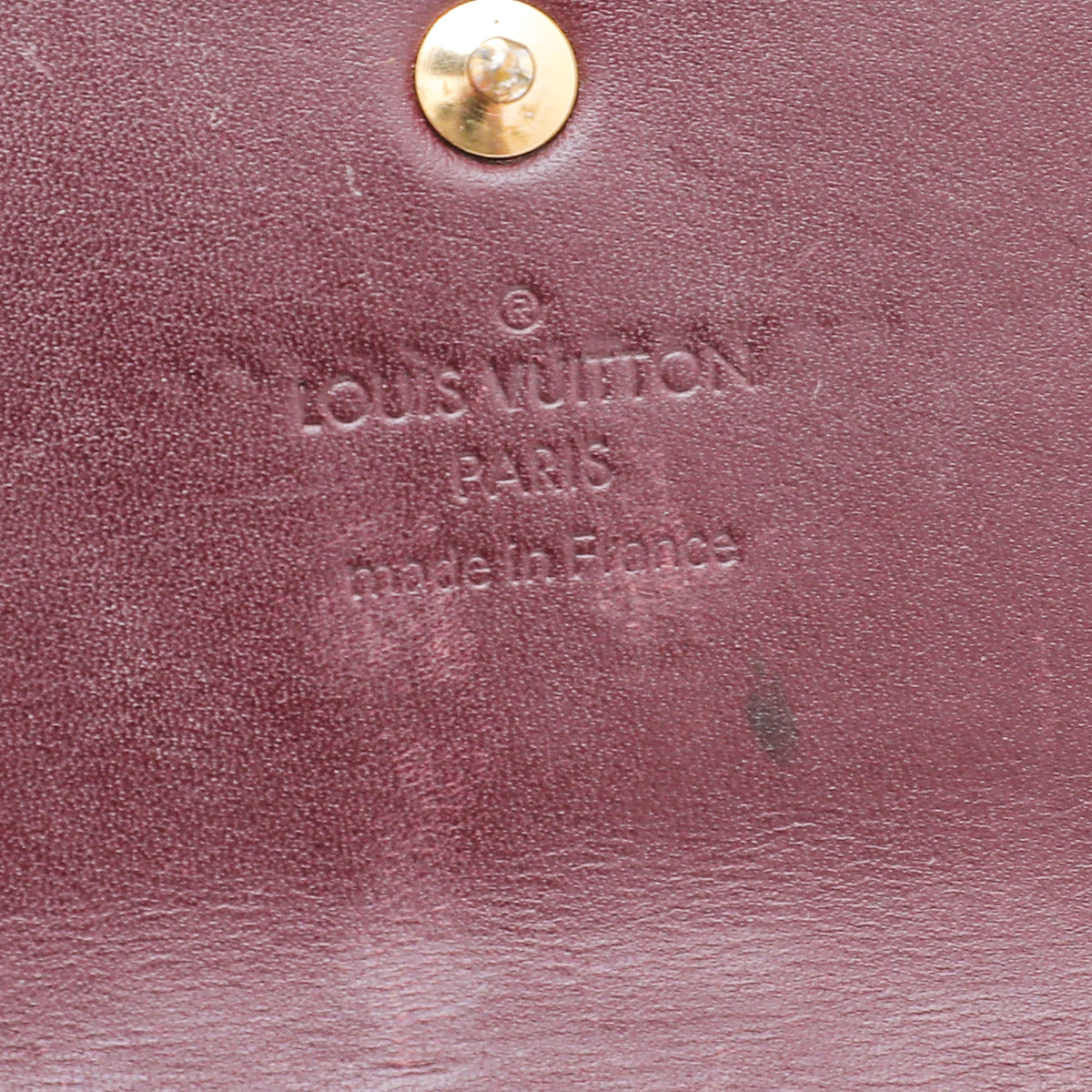 Louis Vuitton Rouge Fauviste Monogram Vernis Sarah Wallet