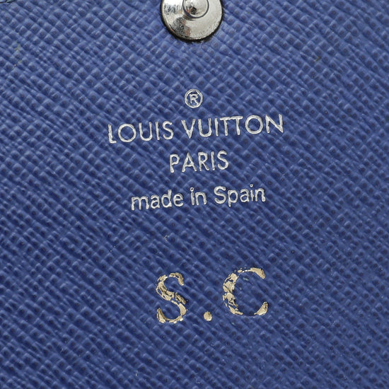 Louis Vuitton Blueberry Sarah Wallet w/S.C Initials