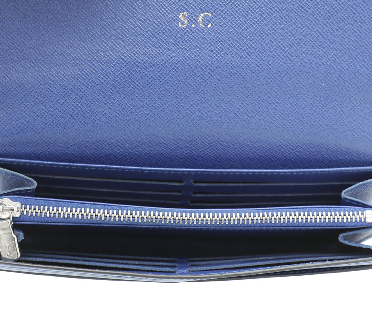 Louis Vuitton Blueberry Sarah Wallet w/S.C Initials – THE CLOSET