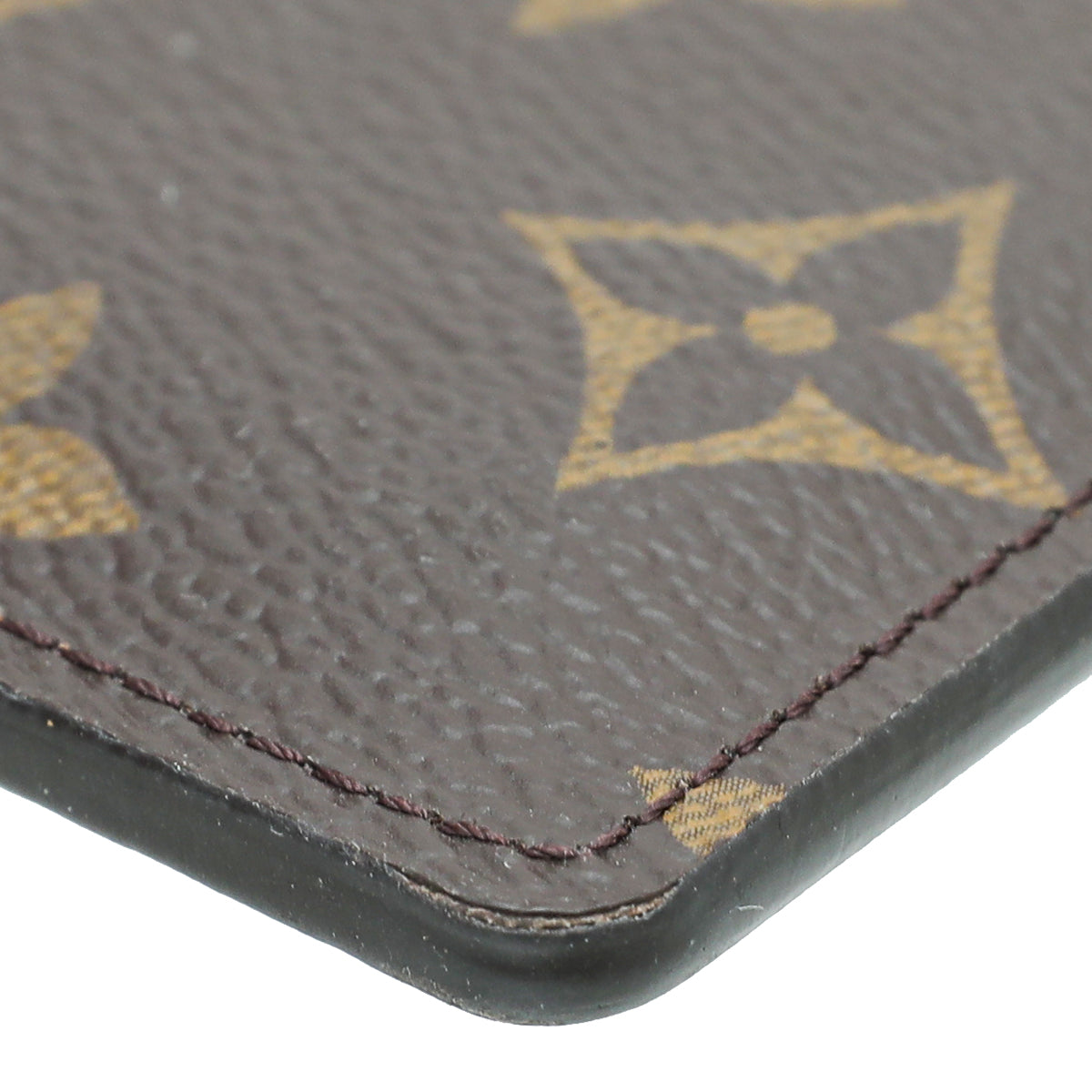 LOUIS VUITTON brown Monogram Canvas Credit Card Holder Wallet at