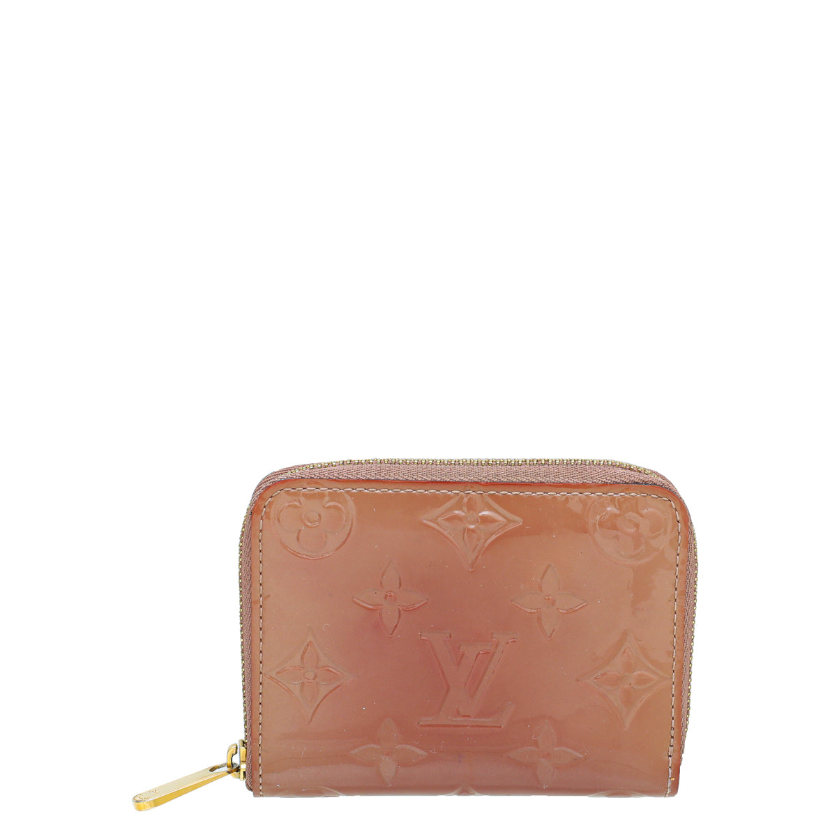 Louis Vuitton Rose Velours Monogram Vernis Zippy Wallet-Louis Vuitton-THE CLOSET
