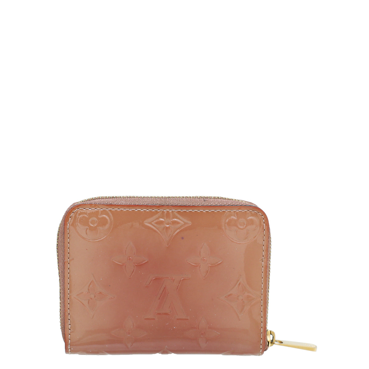 Louis Vuitton Rose Velours Monogram Vernis Zippy Wallet-Louis Vuitton-THE CLOSET