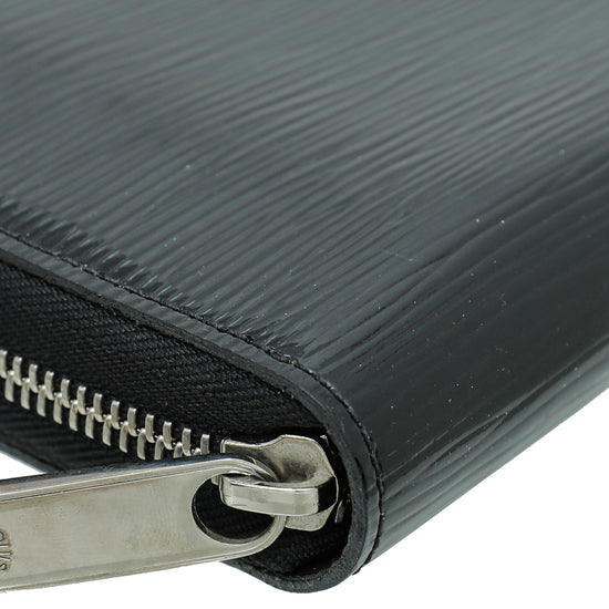 Louis Vuitton Black Electric Zippy Organizer Wallet