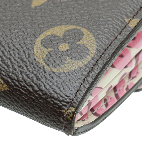 Louis Vuitton Monogram Pink Stephen Sprouse Leopard Sarah Wallet